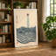 Lighthouse Among Waves Japandi - Wrapped Canvas-1778139728-1778139730