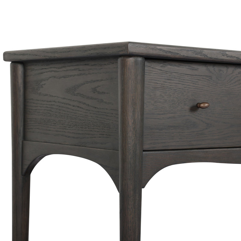 Lizzy 1 - Drawer Nightstand, Smoked Black Oak