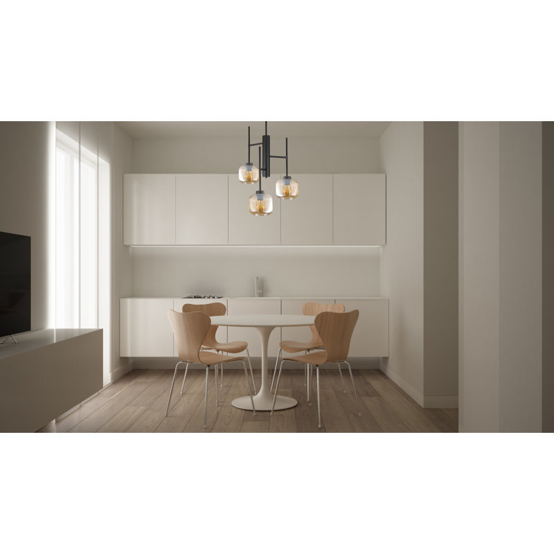 Aluma 3-light Flush Mount, Brown