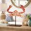 Nautical Crab Sculpture On Stand