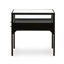 Shadow Box Glass End Table
