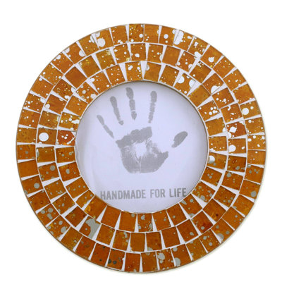 Wheaton Orange Metal Matte Picture Frame