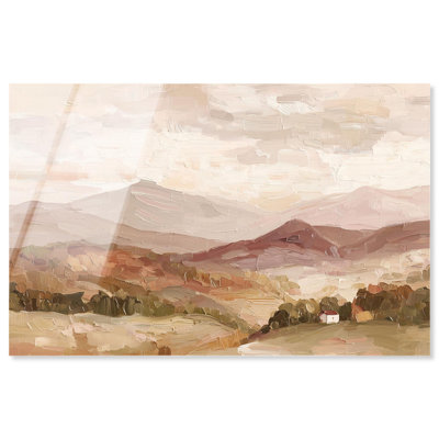 "Rolling Hills III", impression murale rustique sur toile par Art Remedy, prête à être suspendue, 30 x 20