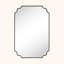 Miroir de salle de bain rectangulaire en bronze festonné en bronze huilé, 91 x 61 cm (36 x 24 po), fini bronze foncé.-862143833-862143846