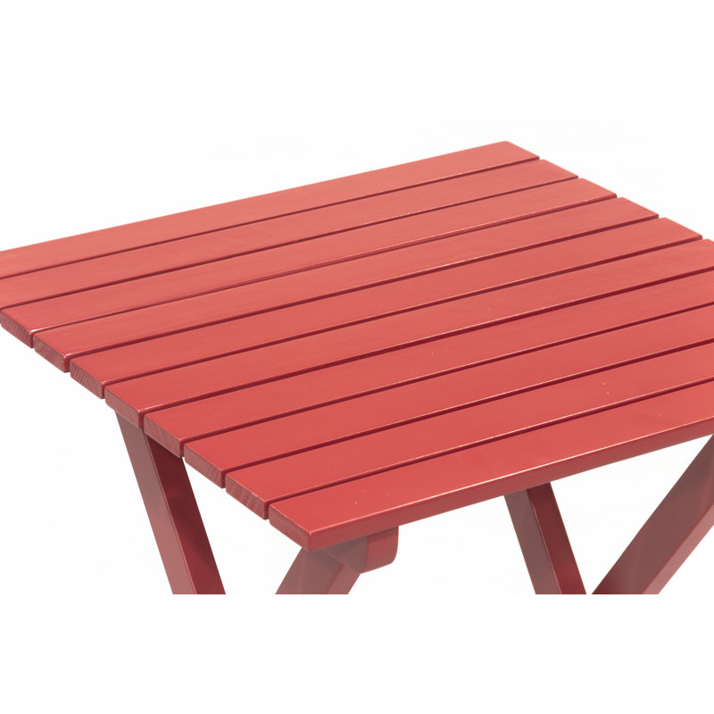 Willimantic Wood 2 - Person Patio Conversation Set, Red