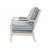 polyester Upholstere Arm Chair with 4 Legs