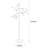 64.06'' Black Tree Floor Lamp-598789675