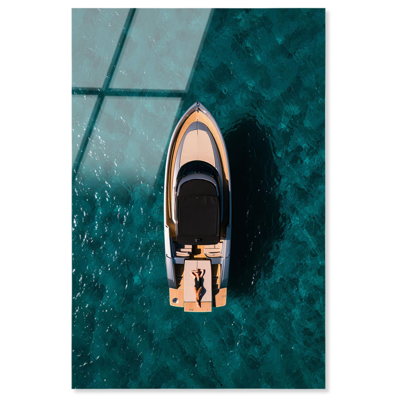 Croiseur de cristal transparent, reproduction d'art sur toile, impressions par Notoriart, H 45 po x l 30 po