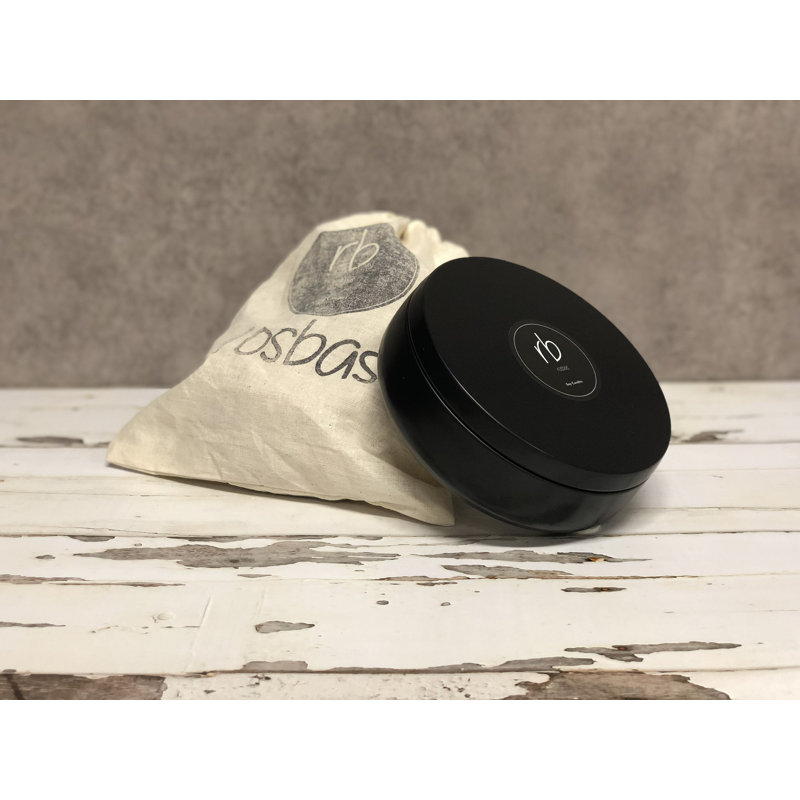 Milano Pomegranate Cider Scented Can Candle with Metal Holder, Black