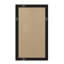 Décoration murale dimensionnelle avec cadre en agate bleue - agate de Céruléen naturelle, fond blanc doux, protection en verre, cadre noir, suspension pour art intérieur, céruléen teinté, base et anneaux 4 D
