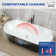 Colour 67''L x 31''W Freestanding Soaking Acrylic Bathtub with Chrome Drain and Overflow