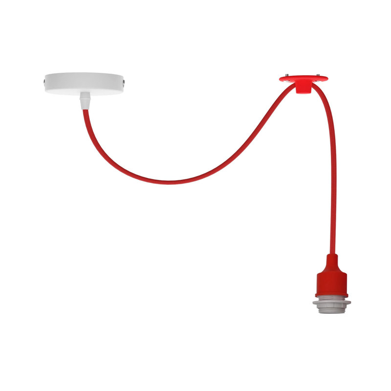Mayview 1 - Light Single Pendant, No, Red