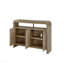 Console 72 "en chêne avec nœud papillon pour le salon