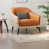 Beige / orange Leathaire