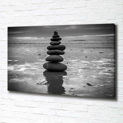 Balance Stones - Wrapped Canvas Print