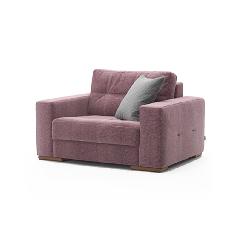 Fauteuil en lin Eckhard