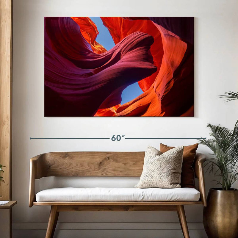 Courbe à Antelope Canyon, Arizona, H 34 po x l 51 po