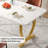 Julianah Unfinished Metal Base Dining Table-989731593-978075672