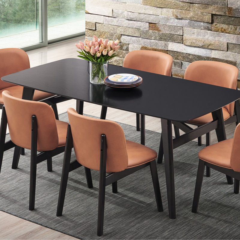 Chaises d'appoint ergonomiques 2 - Chaise noire élégante et confortable