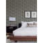 Myrtle Purple Abstract Stripe Wallpaper-600929670
