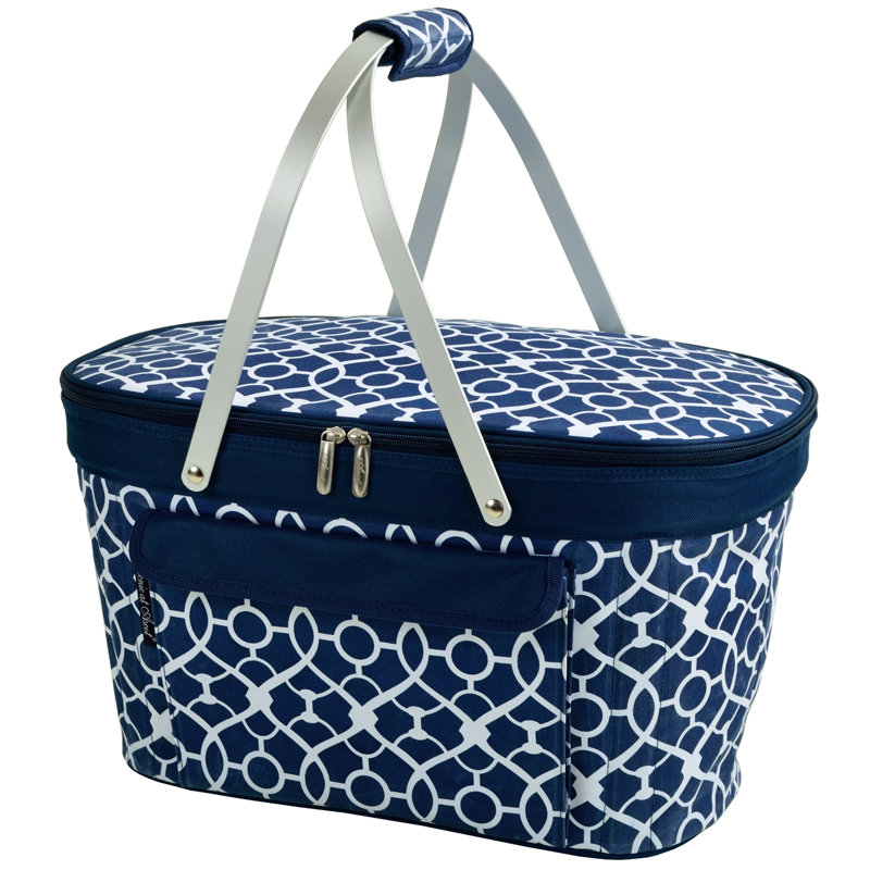 Panier isotherme pliable, Bleu