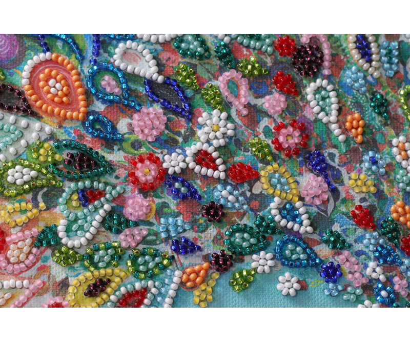 Kit de broderie Abris Art Mini Bead - queue colorée AM-187