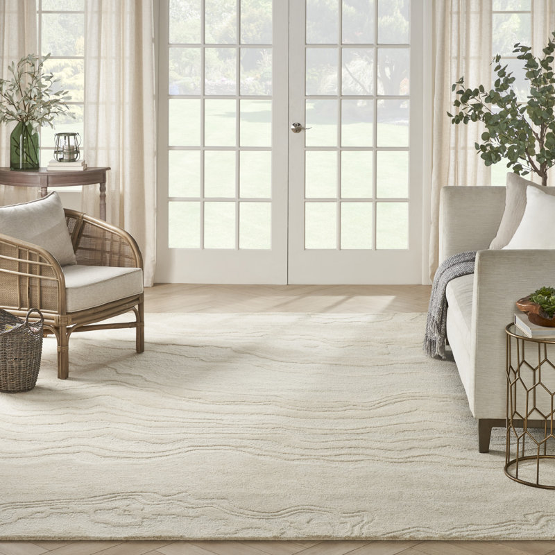 Tapis en laine touffeté à la main Ilmo, Rectangle 8 pi 6 po x 11 pi 6 po
