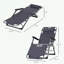 Chaise longue pliante avec coussin et poche-1665231611