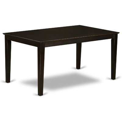 L'ensemble 6 pièces de table et chaises de cuisine contient une table de salle à manger rectangulaire et 4 chaises de salle à manger avec banc, 36 x 60 pouces, cappuccino