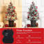 Mini arbre de Noël artificiel 3 pi avec 78 lumières DEL pré-installées