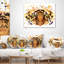 Eyes with Fire - Coussin décoratif à imprimé animal-89818999-29862021