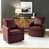 Burgundy Faux Leather is out of stock