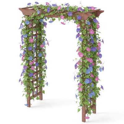 86.34 in. H x 26.01 in. W Arched