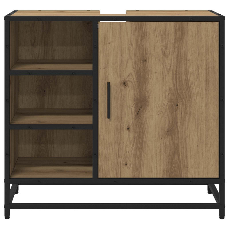 60 cm Single Bathroom Vanity Base Only, Artisan Oak