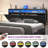 Branae Cushioned Flat Storage Bed with Storage Headboard and LED Lights, Cushioned Bed with Sockets and USB Ports-2019282821-2069433371