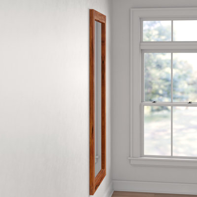 Broussard Wood Flat Mirror