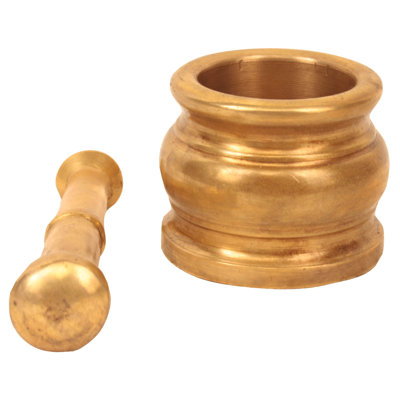 Solid Brass Mortar And Pestle