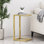 Glass Top End Table