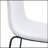 Set Of 2 Modern Minimalist Style PU Material Bar Stools -White, Suitable For Kitchen, Bar, And Modern Home Design, With Product Dimensions Of 17.7*14.5*37 Inches.-1191081027