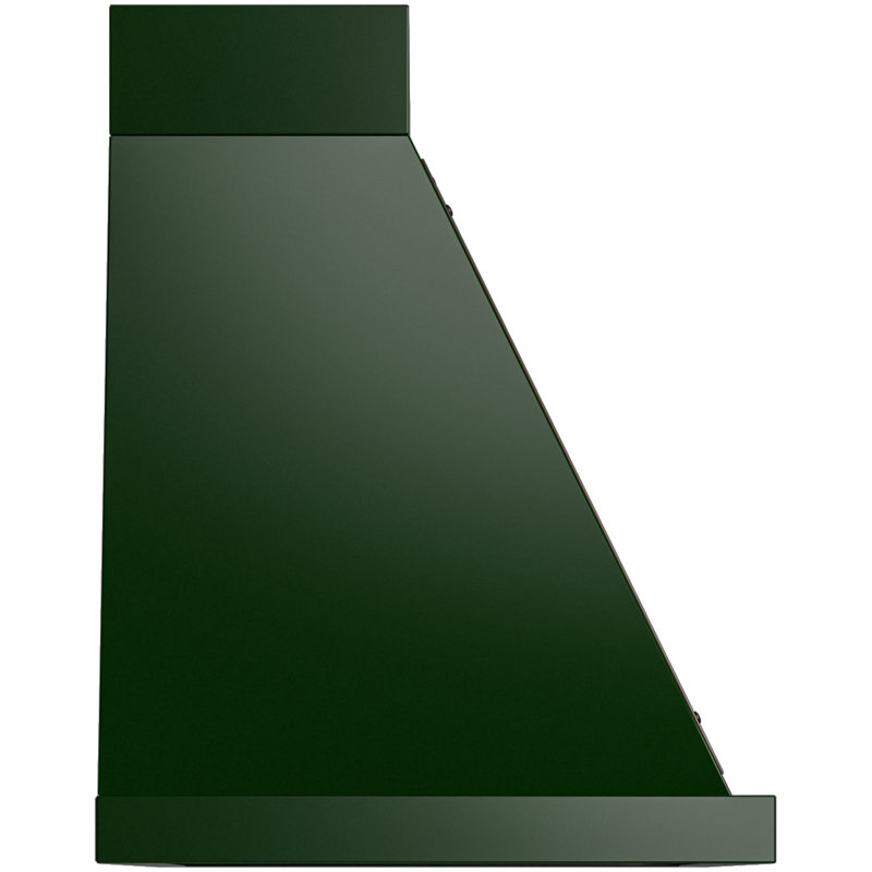 ILVE Nostalgie II Series Noblesse 40 inch Wall Mount Range Hood with 600 CFM, Emerald Green/Bronze