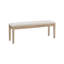 Banc rembourré en bois massif Ginnie-500583001