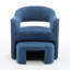 Fauteuil demi-tonneau avec repose-pieds-103605165