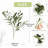 24" Artificial Olive Branches, 3-pack Realistic Silk Olive Tree Branches With Bendable Stems For Vase Centerpiece, Home Office Decor