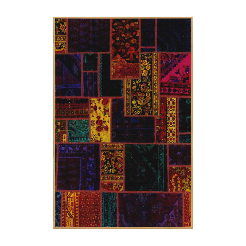 Abstract Indoor Rug, Rectangle 8' x 12'