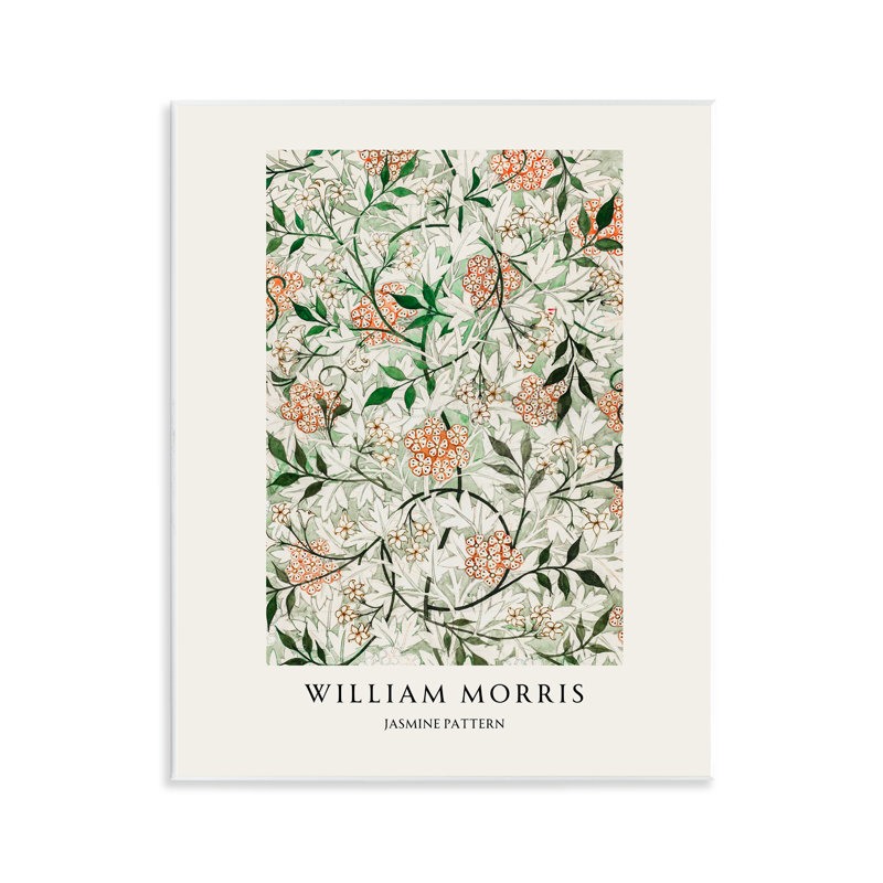 Plaque murale William William Jasmine, par Vintage Hustle