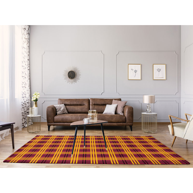 Tapis rouge à carreaux, Rectangle 8 pi x 10 pi