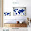 Carte du monde Aliaz en bleu-108943335