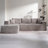 No Assembly Required Compression Packed 2 - Piece Corduroy Fabric Sofa-1374973092-1375061277
