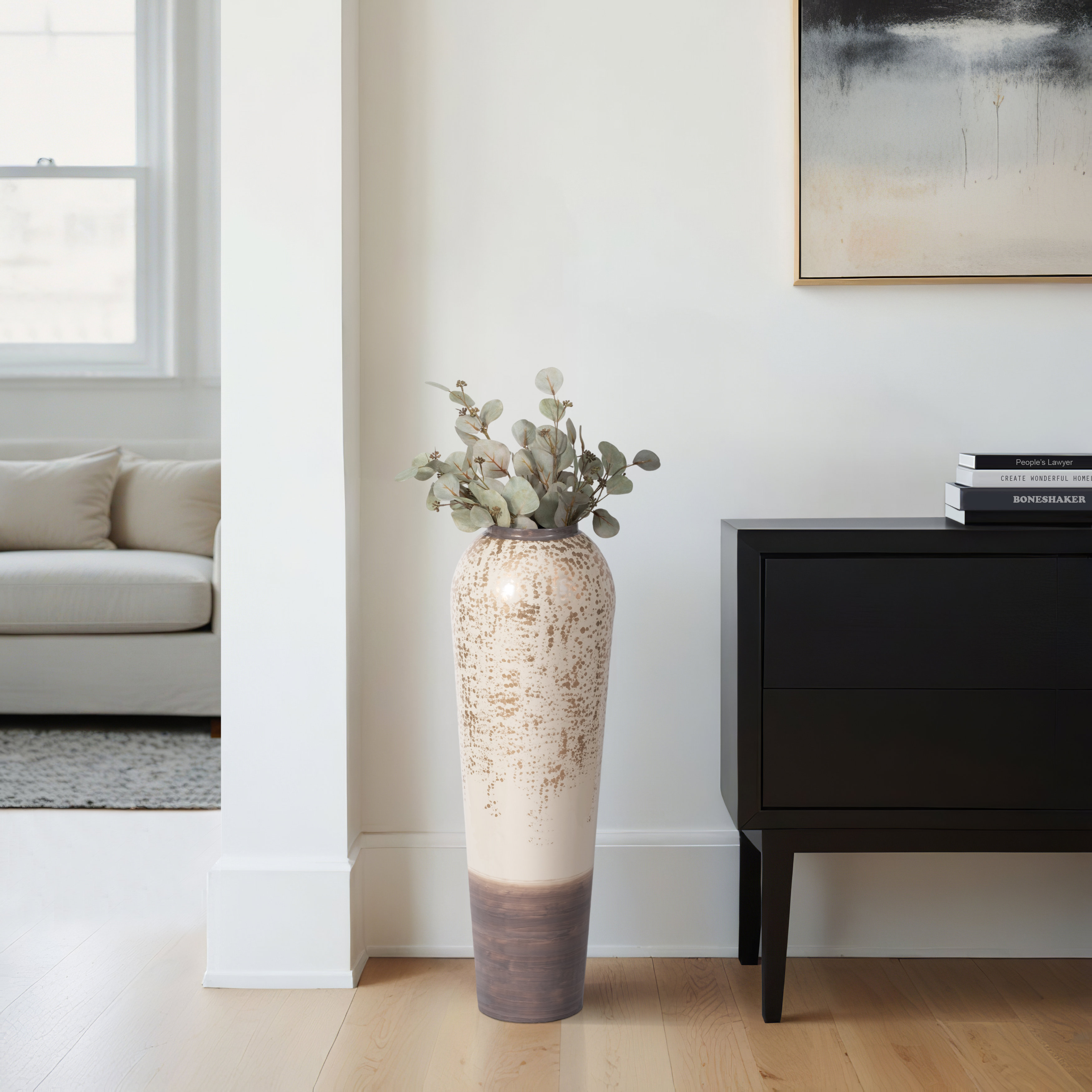 Latitude Run® Modern Glam Metal Iron Decorative Vase & Reviews | Wayfair