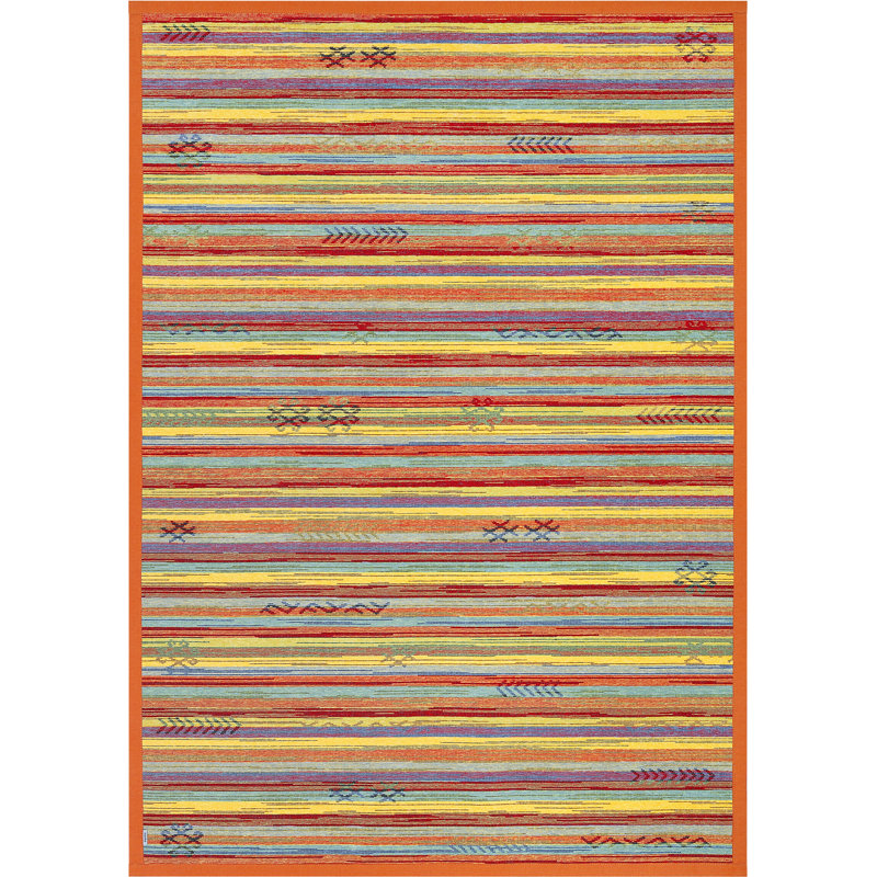 Ragusa Striped Hand Woven Area Rug, Rectangle 100 x 160cm